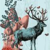 Deer in Mushroom Forest Animals Paint By Numbers