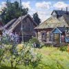 Country Houses Landscape Paint By Numbers