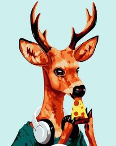 Dj Deer  Animals Paint By Numbers