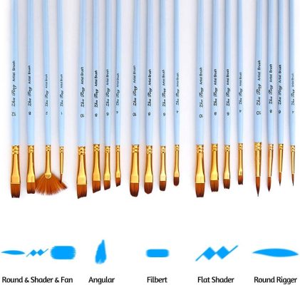 Acrylic Paint Brush Set