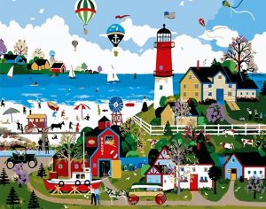 Cape Milford Light Cartoon and Animation Paint By Numbers