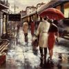 Couples in Metropolitan Station Romance and Love Paint By Numbers