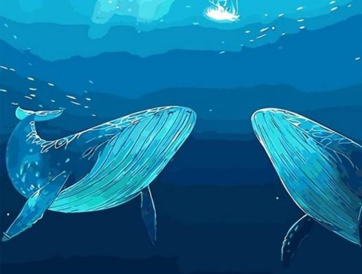 Whales Under Sea Animals Paint By Numbers