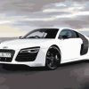 White Audi R8 Cars & Bikes Paint By Numbers