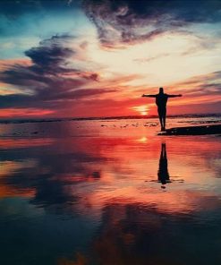 Colorful Sunset Sea  Seascape Paint By Numbers