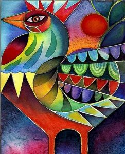 Colorful Chicken Birds Paint By Numbers