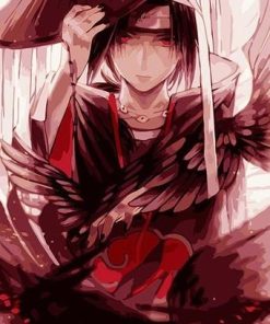 Itachi Akatsuki Cartoon and Animation Paint By Numbers