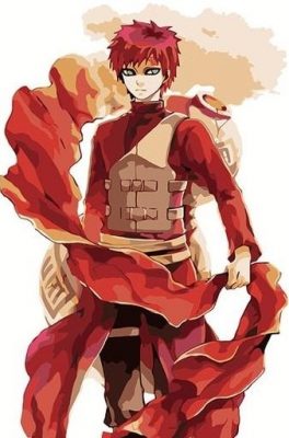 Gaara Son of Desert Cartoon and Animation Paint By Numbers