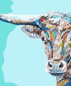 Rampart Cow Animals Paint By Numbers