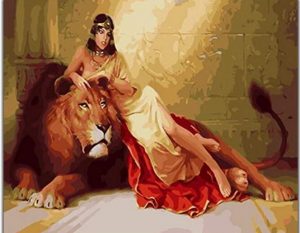 Beauty and The Lion Animals Paint By Numbers
