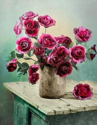 Fresh Flowers  Flowers Paint By Numbers