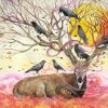 Deer Crow Animals Paint By Numbers