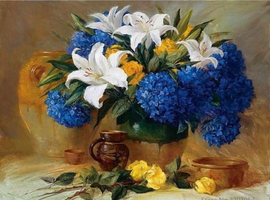 Peony  Flower  Flowers Paint By Numbers