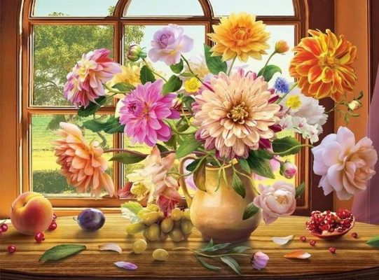Roses Bouquet  Flowers Paint By Numbers