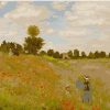 Poppy Field Claude Monet Landscape Paint By Numbers