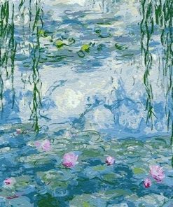 Water Lilies, Nympheas Claude Monet Landscape Paint By Numbers