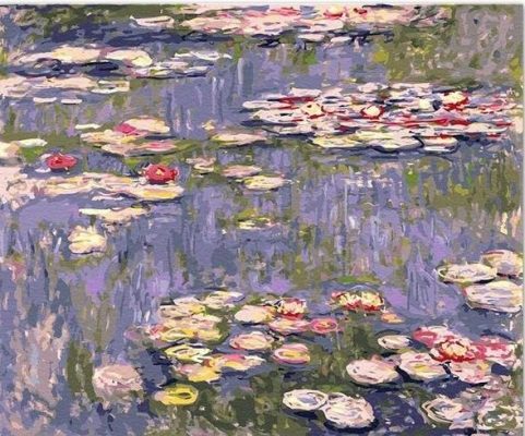 Water Liliy Pond Claude Monet Landscape Paint By Numbers