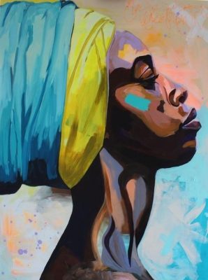 Older Black Woman People Paint By Numbers