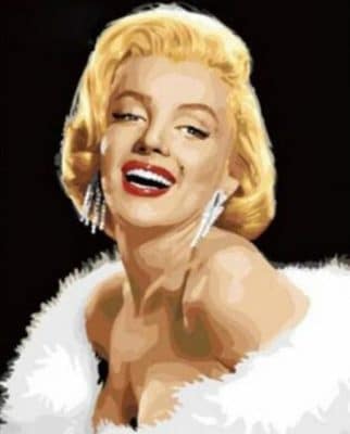 Laughing Marilyn Monroe People Paint By Numbers