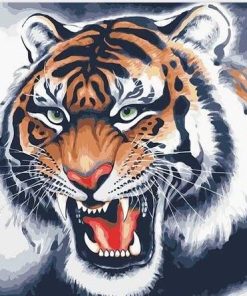 The Siberian Tiger Animals Paint By Numbers