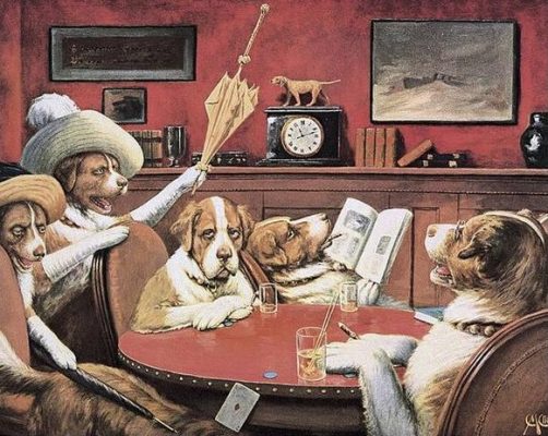 Friendship Between Dogs Animals Paint By Numbers
