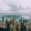 Hong Kong Skyline Cities Paint By Numbers