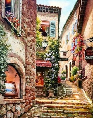 Roma Streets  Cities Paint By Numbers