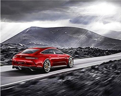 Mercedes Amg On Road Cars & Bikes Paint By Numbers