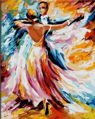 Newlyweds Dancing Romance and Love Paint By Numbers