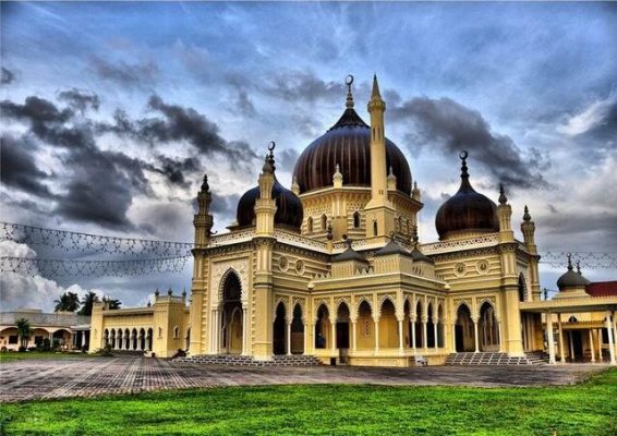 Mosque in Malaysia Cities Paint By Numbers