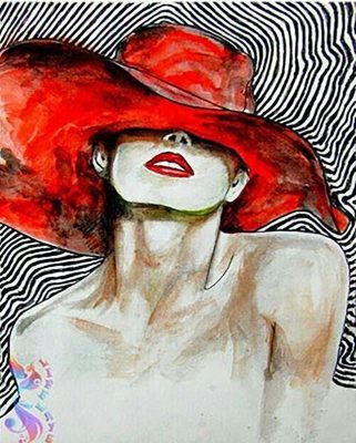 Girl with the Red Hat People Paint By Numbers