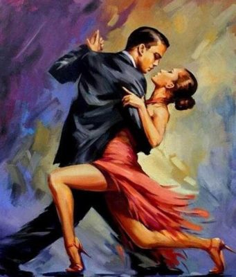 Tango Romantic Dance Romance and Love Paint By Numbers