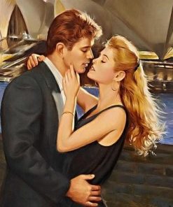 Beautiful Romance Couple Romance and Love Paint By Numbers