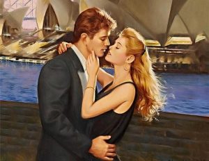 Beautiful Romance Couple Romance and Love Paint By Numbers