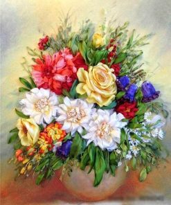 Garden Roses  Flowers Paint By Numbers