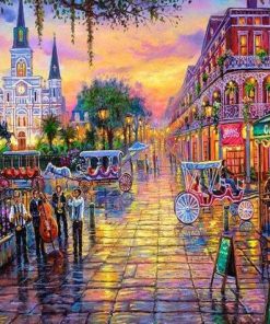 Jackson Square New Orleans Cities Paint By Numbers
