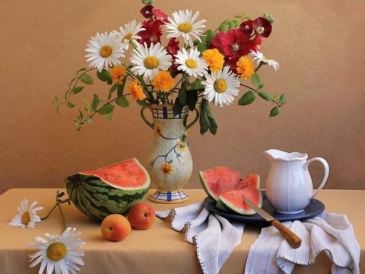 Fruit Flowers  Flowers Paint By Numbers