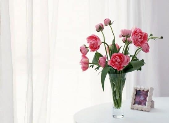Flowers On Table  Flowers Paint By Numbers