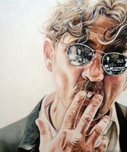 Smoking Man People Paint By Numbers