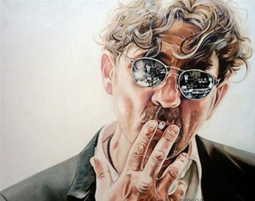 Smoking Man People Paint By Numbers