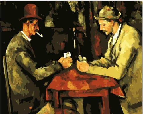 Men Playing Gambling People Paint By Numbers