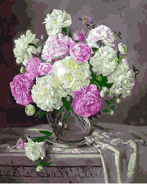 Europe Flower - DIY Paint By Numbers - Numeral Paint