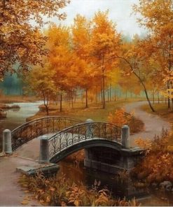 Autumn Landscape Home Decor Artwork - DIY Paint By Numbers - Numeral Paint