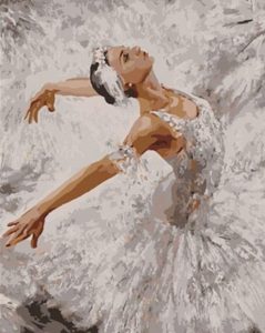 Ballet Artwork - DIY Paint By Numbers - Numeral Paint