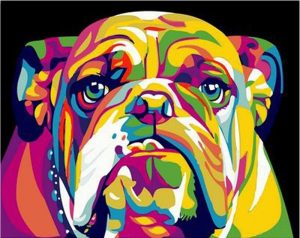 Dog Animals - DIY Paint By Numbers - Numeral Paint