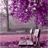 Purple Landscape - DIY Paint By Numbers - Numeral Paint