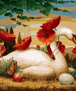 Swan Animals DIY Paint By Numbers