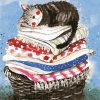 Cat On Towels Animals Paint By Numbers