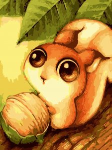 Big Squirrel Eyes Animals Paint By Numbers