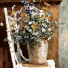 Flowers in an old Vase Flowers Paint By Numbers